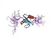 1wj6: Solution structure of RSGI RUH-024, a PB1 domain in human cDNA, KIAA0049