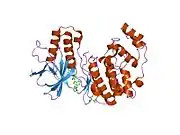 2bal: P38alpha MAP kinase bound to pyrazoloamine