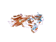 2eat: Crystal structure of the SR CA2+-ATPASE with bound CPA and TG