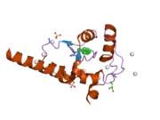2olm: ArfGap domain of HIV-1 Rev binding protein