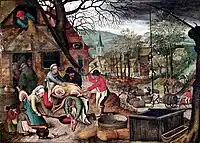 The Four Seasons - Autumn by  Pieter Brueghel the Younger
