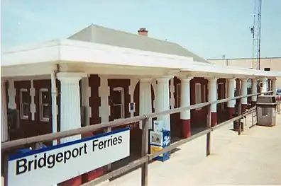 1999 photo of the Port Jefferson LIRR station, which changed the name of the community formerly known as "Echo, New York"