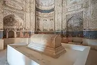 Interior of the mausoleum
