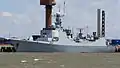 Xi'an moored at Jiangnan shipyard on 7 August 2014.