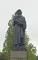 The statue of Adam Mickiewicz