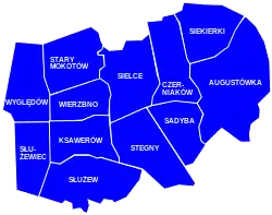 Neighbourhoods of Mokotów