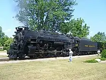 Pere Marquette 1225 on an excursion run in 2008