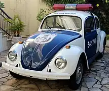 Volkswagen Fusca Patrol car in the late 1980s.