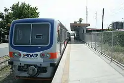 PNR DMU at Sucat station.