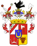 Coat of arms of Count Antoni Karśnicki (1821)