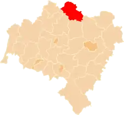 Location within the voivodeship