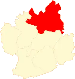 Location within Kępno County