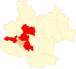 Location of Gmina Koło