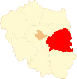 Location of Gmina Przykona