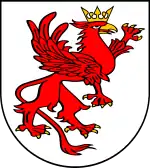 The coat of arms of the interwar Polish Pomeranian Voivodeship