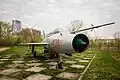 MiG-21 in the open-air exhibit