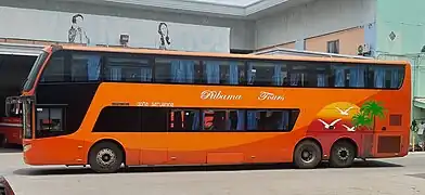 Zhongtong LCK6148HD Navigator double decker bus in Agora Bus Terminal, Cagayan de Oro