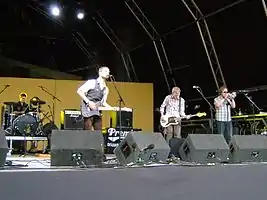 Performing on the main stage of Summer Sundae 2007