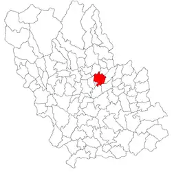 Location in Prahova County