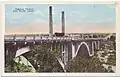 Postcard of the Paddock Viaduct, 1920