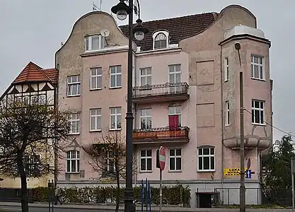 Elevation on Paderewskiego street