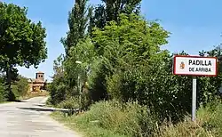 Entrance of Padilla de Arriba Village