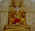 idol at Padmaprabhu Jain Temple at Mahudi