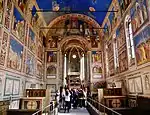 Scrovegni Chapel, with works of art by Giotto di Bondone, the pioneer of the Italian Renaissance.