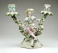 Candelabrum, one of a pair, 1760s