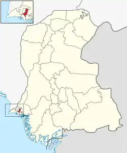 Map of Gulshan District (Karachi East)