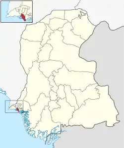 Map of Karachi South District