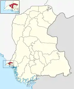 Map of Karachi West District