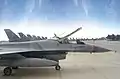 Pakistani F-16As lined up at PAF Base Shahbaz