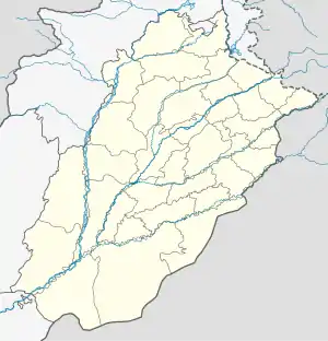 Dipalpur is located in Punjab, Pakistan