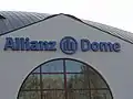New Allianz Dome logo outside the arena