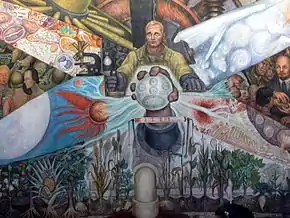 Diego Rivera, Recreation of Man at the Crossroads (renamed Man, Controller of the Universe), originally created in 1934