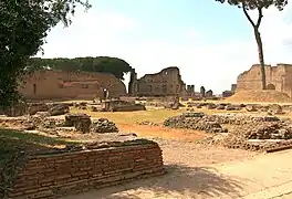 2nd Peristyle garden looking south