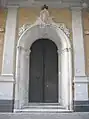 Palazzo Doria, gia Gio. Battista Spinola, Genova. Facciata su via Garibaldi. Portal