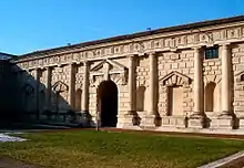 One of the best examples of Mannerist architecture: Palazzo Te in Mantua, designed by Giulio Romano