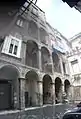 Il Palazzo d'Afflitto in Naples. Residence of don Girolomo d'Afflitto, Prince of Scanno