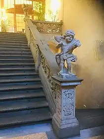 The Baroque staircase (1696).