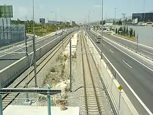 View from Pallini station (2008)