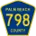 County Road 798 marker