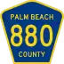 County Road 880 marker