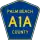 County Road A1A marker