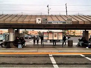 Palomar Street station before renovations in 2010