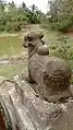 Nandi facing temple tank