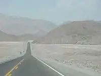 Panamericana – Pan American Highway – in the Atacama Desert northern Chile