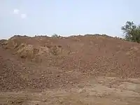 Village mounds at Wahi Pandhi (SD-13), a cultural heritage monument in Sindh