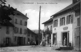 The industrial quarter of Panissage around 1920